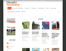 Tablet Screenshot of mairie-houplin-ancoisne.fr